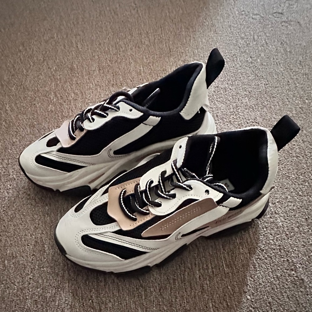 Steve Madden Black and White Women’s Sneakers - Used like New
